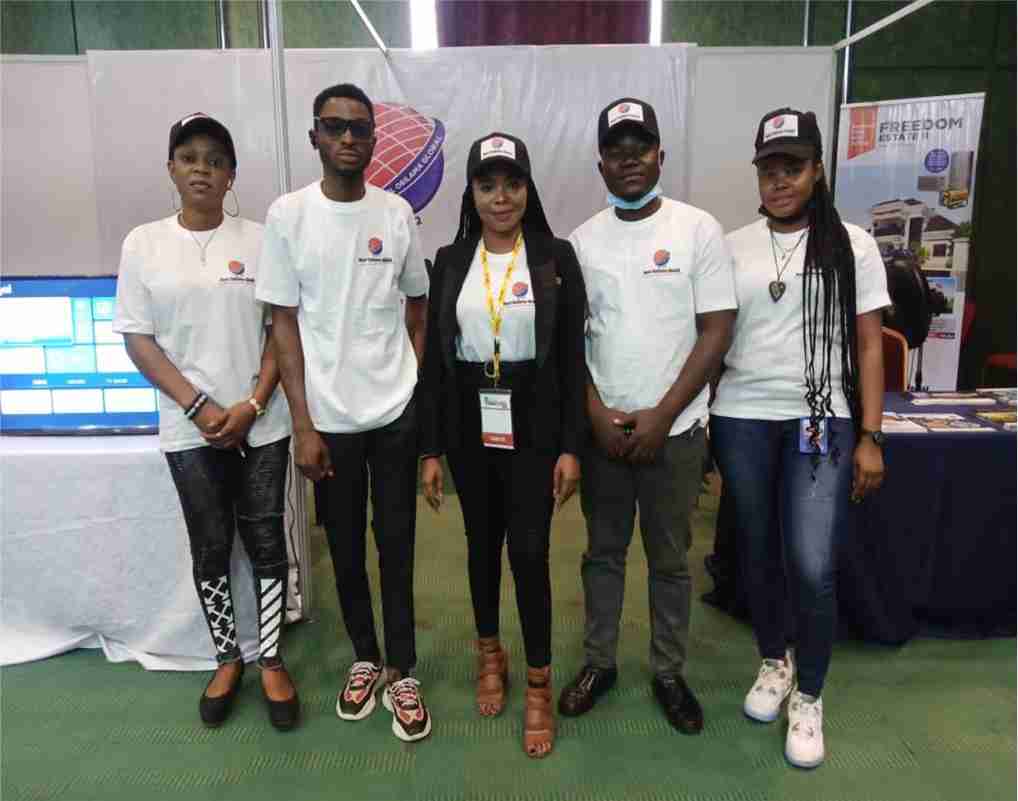 Staff at the Abuja Housing Show