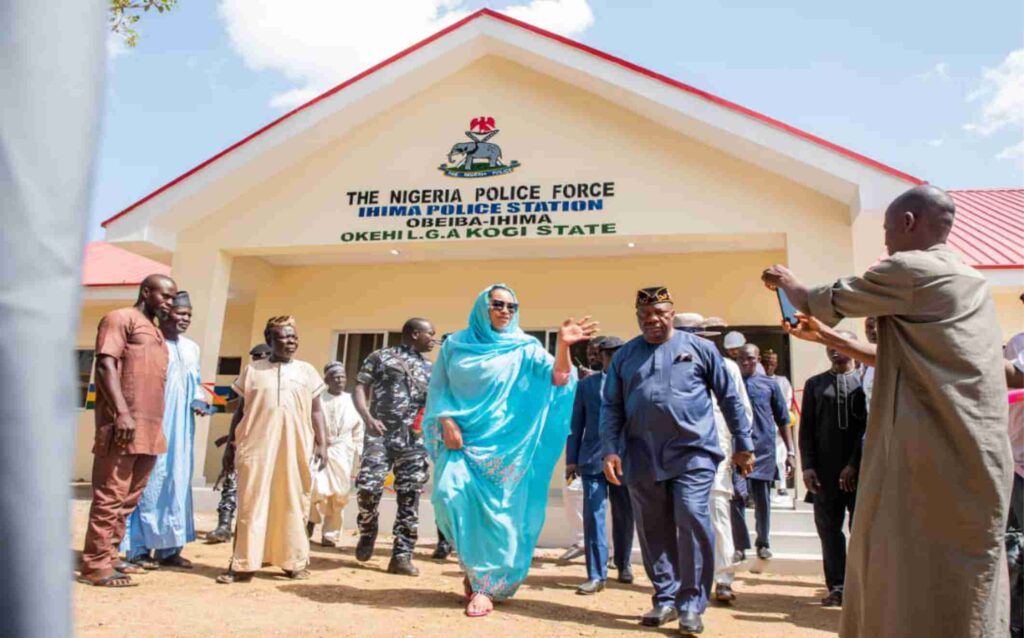 The newly built Ihima police station with staff quarters in Okehi LGA, to improve security network of the community which they lacked for the past 7 years.