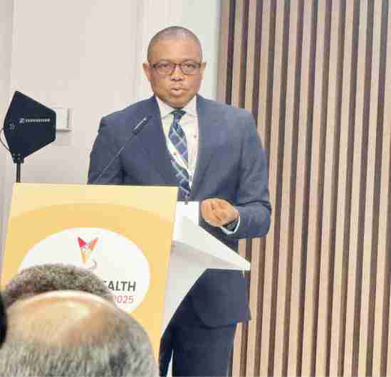 Afam in Malta, speaking as a panelist at the 24th Commonwealth Law Conference 2025.