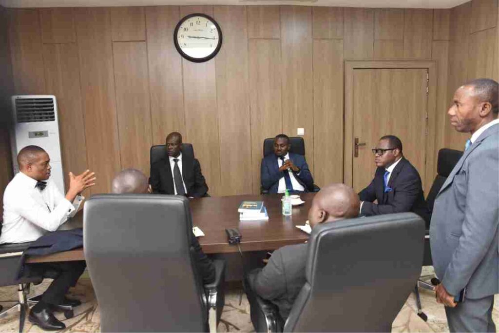 Afam receives members of the National Litigation Committee of the Nigerian Bar Association at the NBA House